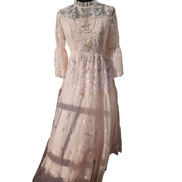 🐇Luxury Designer Couture Wedding Evening Cocktail Prom Party Runway Gown Dress - Picture 2 of 16